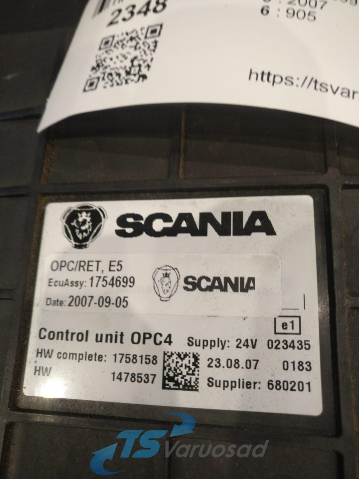 Scania Ecu, GMS OPC4 1754699 - Upravljačka jedinica za Kamion: slika 2 Scania Ecu, GMS OPC4 1754699 - Upravljačka jedinica za Kamion: slika 2