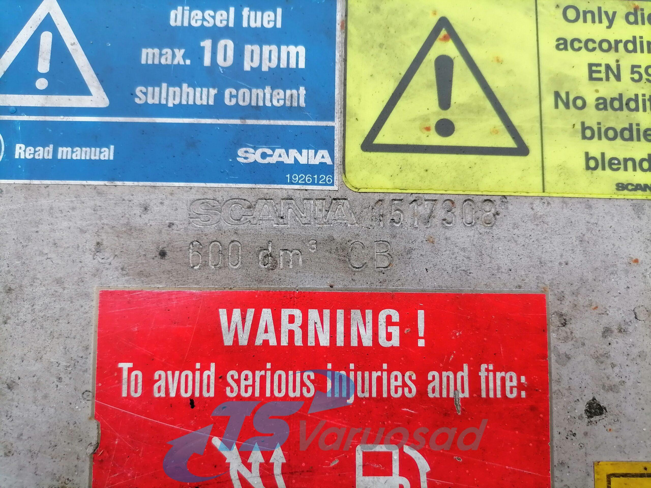 Scania Kütusepaak 600L 1517308 - Rezervoar za gorivo za Kamion: slika 4 Scania Kütusepaak 600L 1517308 - Rezervoar za gorivo za Kamion: slika 4