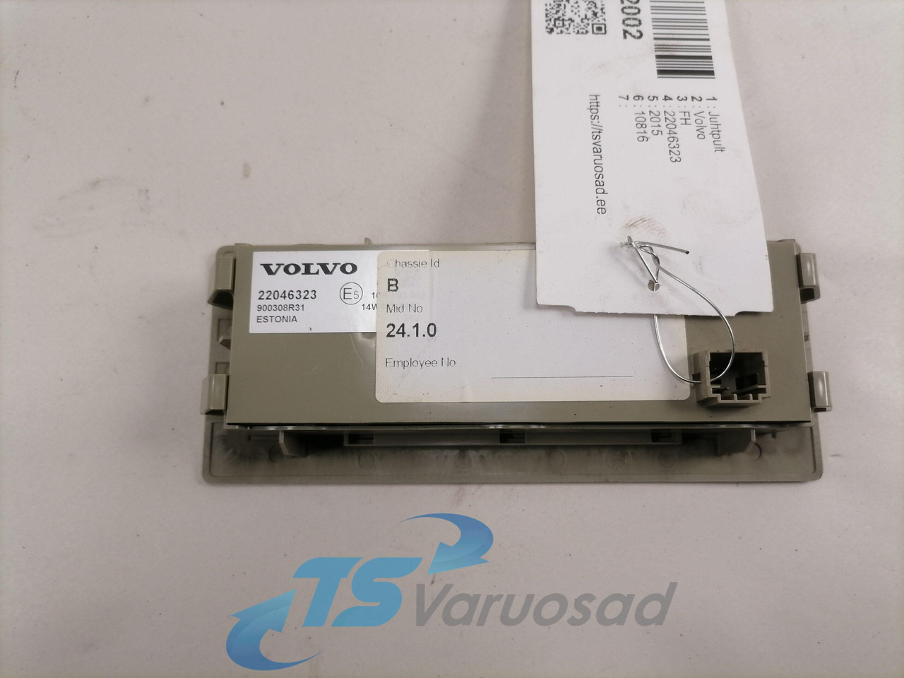 Volvo Juhtpult 22046323 - Električni sistem za Kamion: slika 2 Volvo Juhtpult 22046323 - Električni sistem za Kamion: slika 2