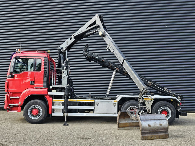 MAN TGS 26.400 / 6x4H-2 / HMF Z KRAAN + CONTAINERSYSTEM - Kamion sa kablovskim sistemom, Kamion sa dizalicom: slika 3 MAN TGS 26.400 / 6x4H-2 / HMF Z KRAAN + CONTAINERSYSTEM - Kamion sa kablovskim sistemom, Kamion sa dizalicom: slika 3