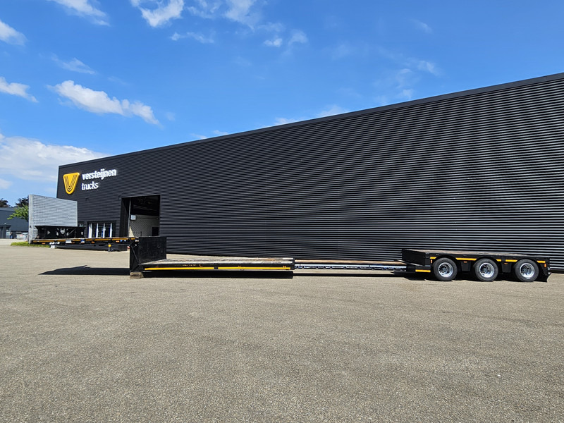 MEUSBURGER MPG 3 / LOW BED / EXTENDABLE / 3 x STEERING AXLE - Niska poluprikolica za prevoz: slika 3 MEUSBURGER MPG 3 / LOW BED / EXTENDABLE / 3 x STEERING AXLE - Niska poluprikolica za prevoz: slika 3