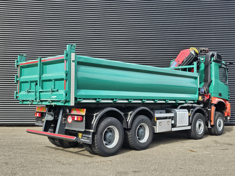 Mercedes-Benz AROCS 4145 / 8X6 / TIPPER + HMF CRANE - Kamion sa dizalicom: slika 3 Mercedes-Benz AROCS 4145 / 8X6 / TIPPER + HMF CRANE - Kamion sa dizalicom: slika 3