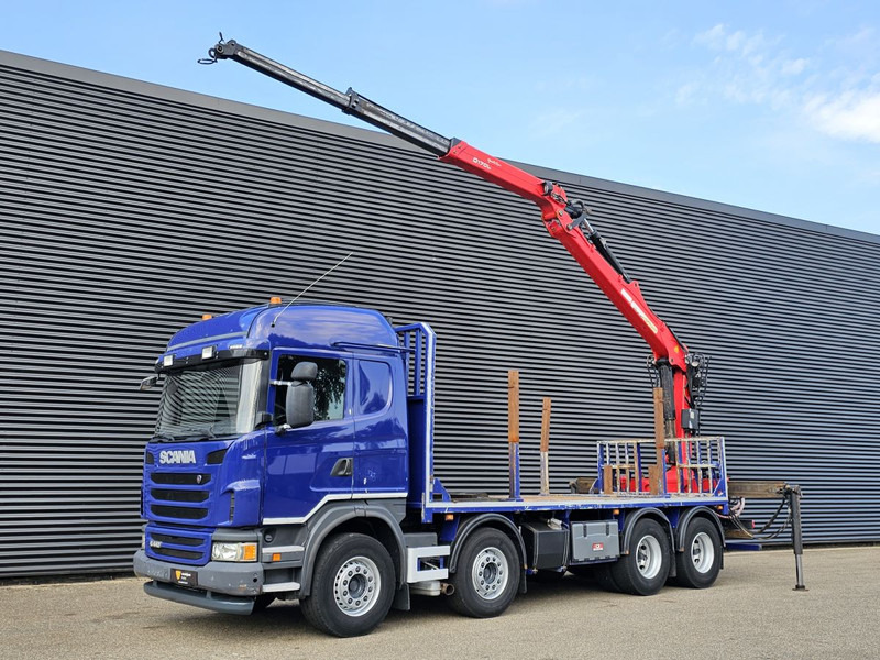 Scania G440 8x4 / RETARDER / PALFINGER-EPSILON CRANE - Kamion sa tovarnim sandukom, Kamion sa dizalicom: slika 1 Scania G440 8x4 / RETARDER / PALFINGER-EPSILON CRANE - Kamion sa tovarnim sandukom, Kamion sa dizalicom: slika 1