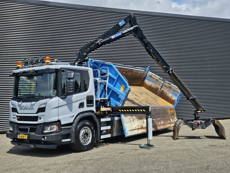 Scania P420 6x2-4 / HMF Z KRAAN / 2 KANTEN KIPPER - Istovarivač, Kamion sa dizalicom: slika 2 Scania P420 6x2-4 / HMF Z KRAAN / 2 KANTEN KIPPER - Istovarivač, Kamion sa dizalicom: slika 2