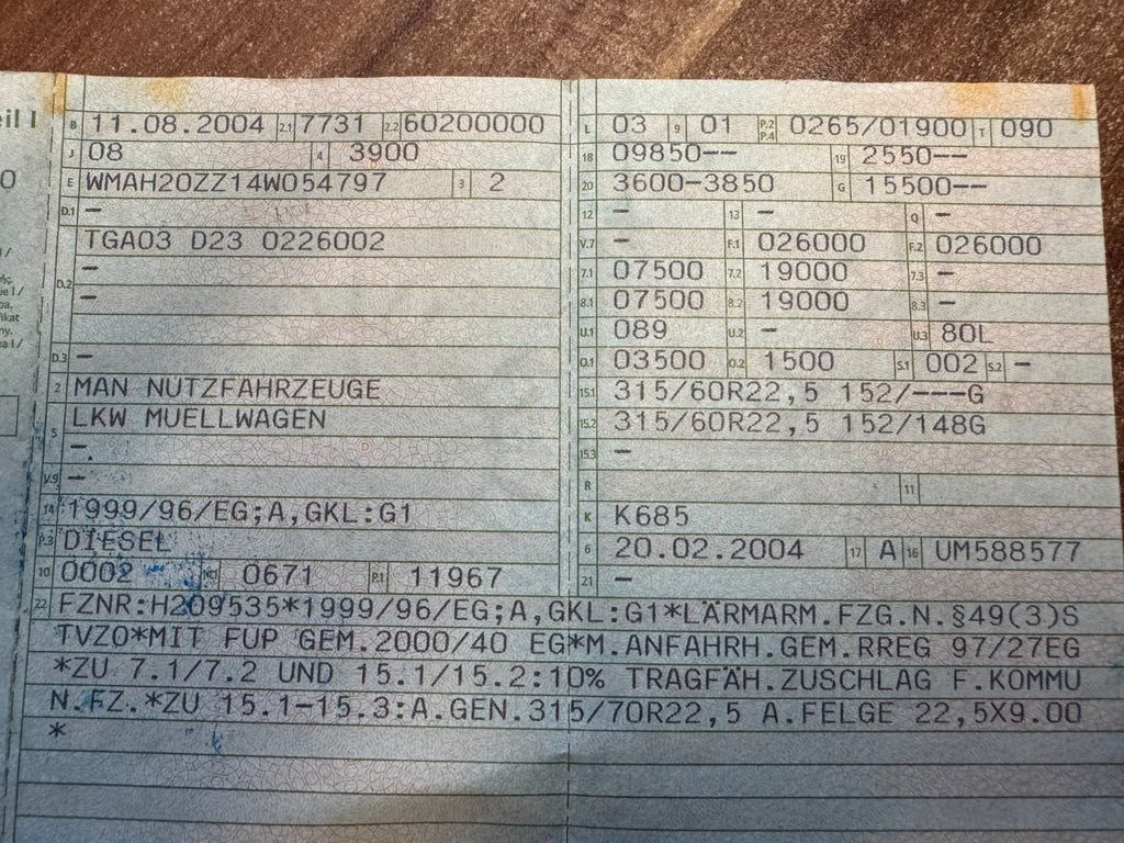 MAN 26.360 6X2 Müllwagen MAN 26.360 6X2 Müllwagen - Kamion za smeće: slika 2 MAN 26.360 6X2 Müllwagen MAN 26.360 6X2 Müllwagen - Kamion za smeće: slika 2