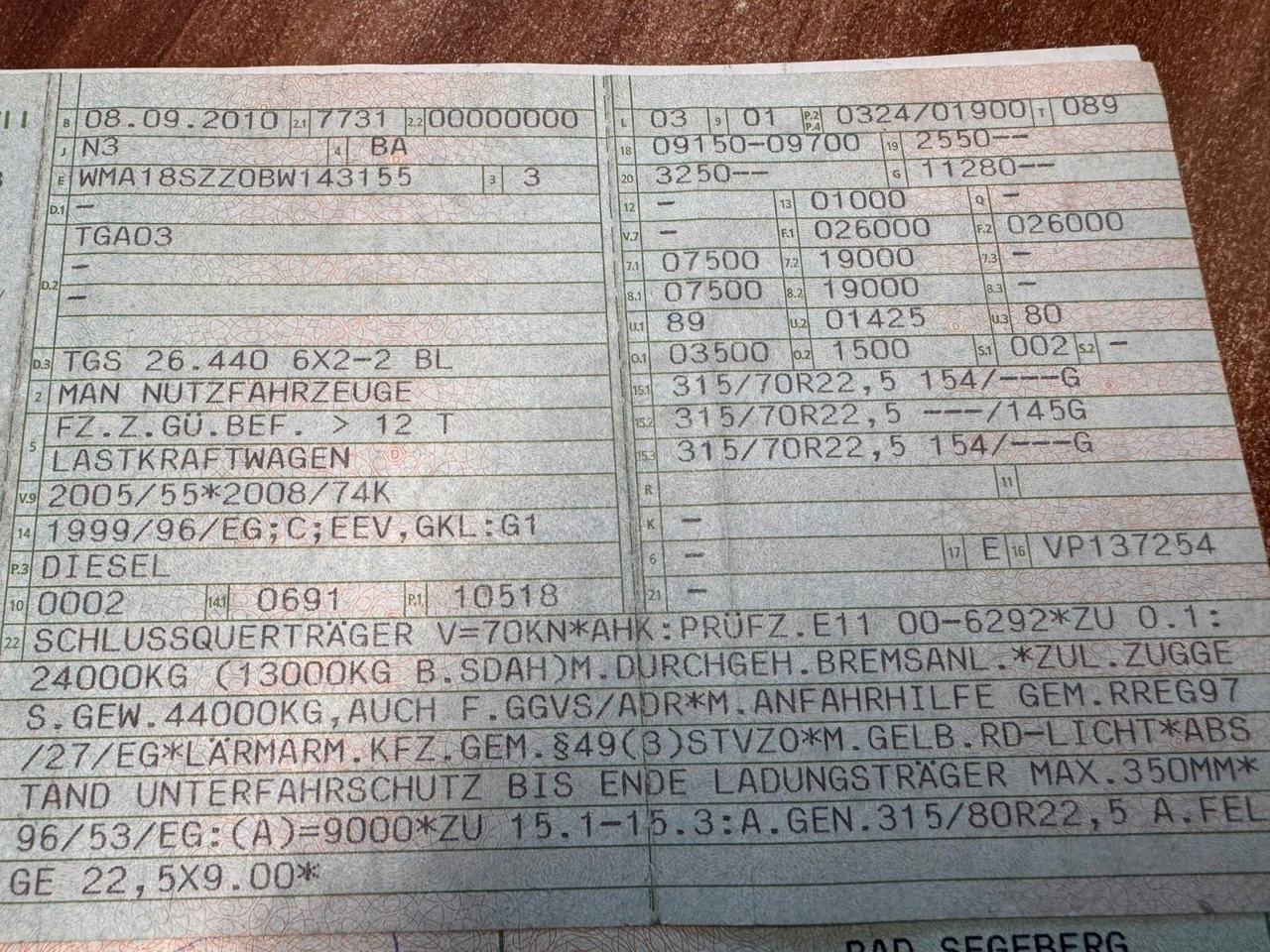 MAN 26.440 6X2 Meiller RK 20.70 mit Funk - Kamion sa hidrauličnom kukom: slika 2 MAN 26.440 6X2 Meiller RK 20.70 mit Funk - Kamion sa hidrauličnom kukom: slika 2