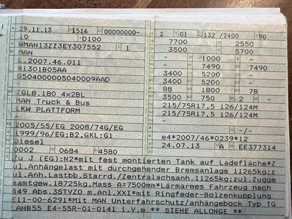 MAN 8.180 4X2 offene Pritsche - Dostavno vozilo sa otvorenom sandukom: slika 2 MAN 8.180 4X2 offene Pritsche - Dostavno vozilo sa otvorenom sandukom: slika 2