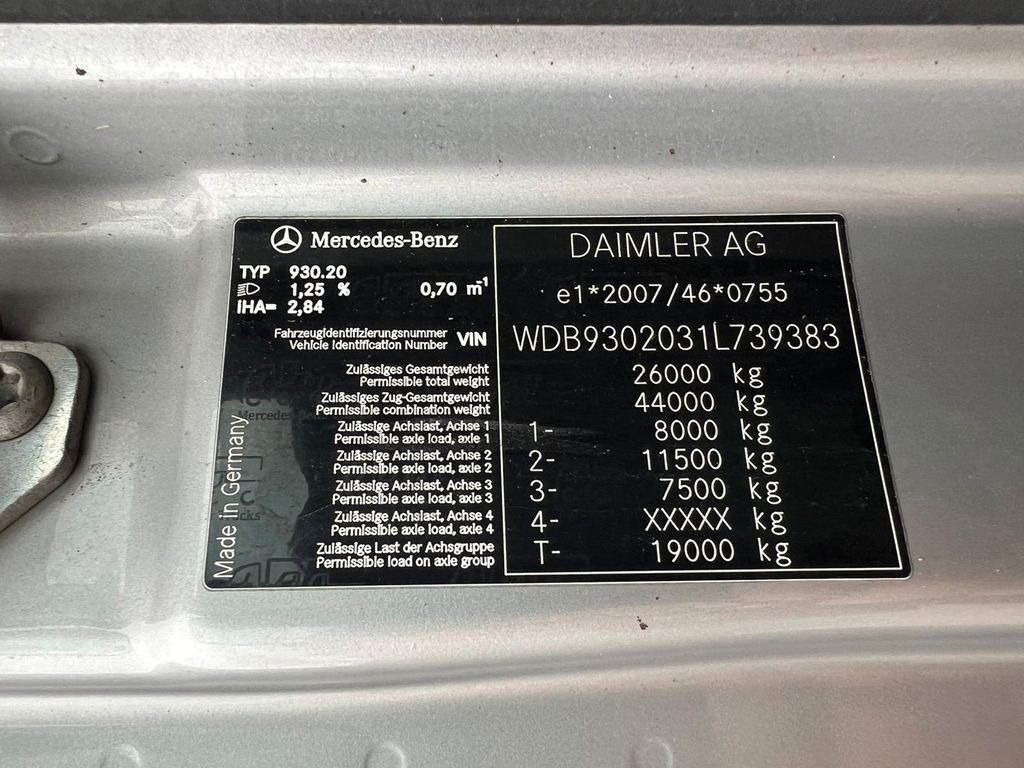 Mercedes-Benz 2544 6X2 VDL Abroller Klima & Retarder - Kamion sa hidrauličnom kukom: slika 2 Mercedes-Benz 2544 6X2 VDL Abroller Klima & Retarder - Kamion sa hidrauličnom kukom: slika 2