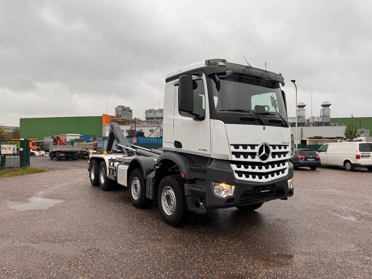 Kamion sa hidrauličnom kukom Mercedes-Benz 3748 8X4 Meiller Abroller mit Funk Top  Zustand: slika 15