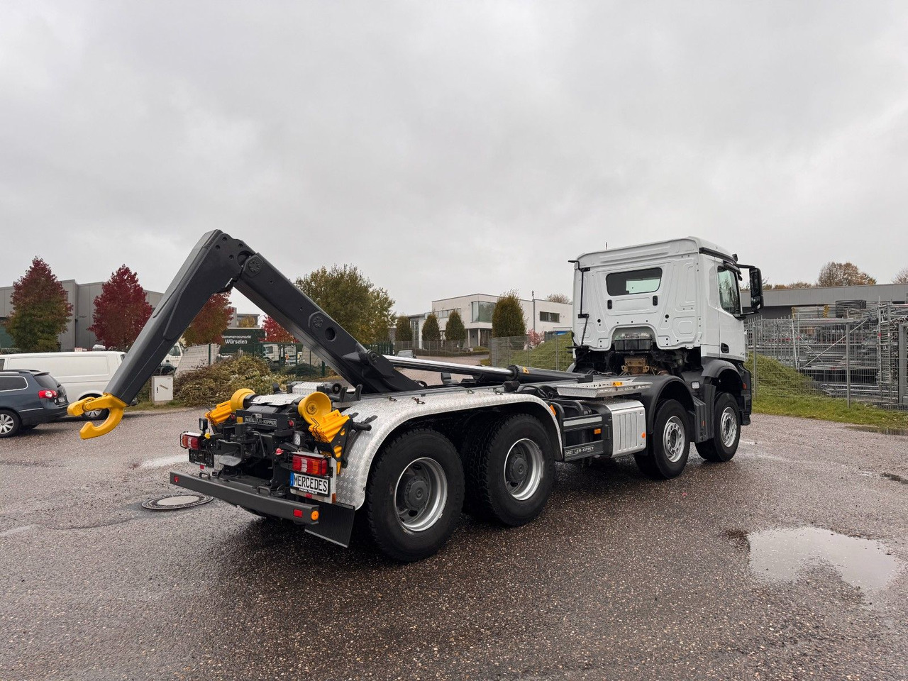 Kamion sa hidrauličnom kukom Mercedes-Benz 3748 8X4 Meiller Abroller mit Funk Top  Zustand: slika 14