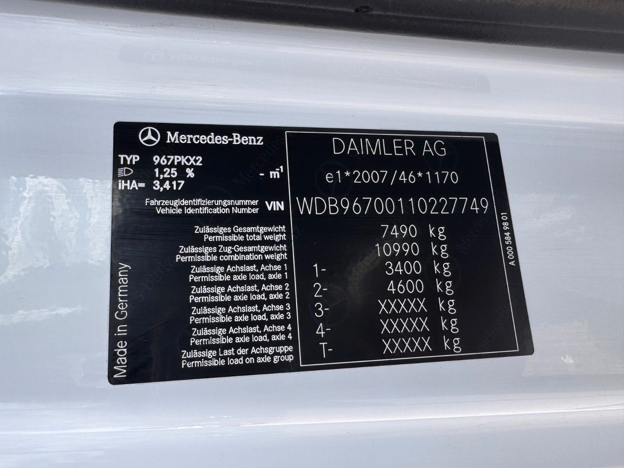 Mercedes-Benz 816 4X2 mit neuem Hyva Abroller Funk - Kamion sa hidrauličnom kukom: slika 3 Mercedes-Benz 816 4X2 mit neuem Hyva Abroller Funk - Kamion sa hidrauličnom kukom: slika 3