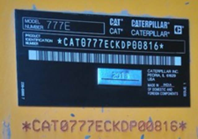 CAT 777E - Kiper sa krutom šasijom/ Kiper za kamen: slika 5 CAT 777E - Kiper sa krutom šasijom/ Kiper za kamen: slika 5