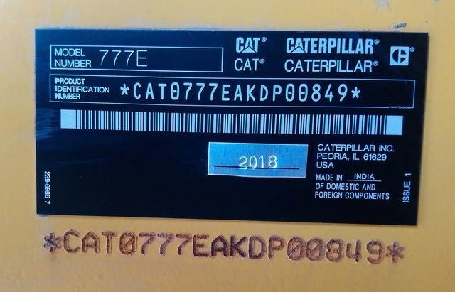 CAT 777E - Kiper sa krutom šasijom/ Kiper za kamen: slika 5 CAT 777E - Kiper sa krutom šasijom/ Kiper za kamen: slika 5