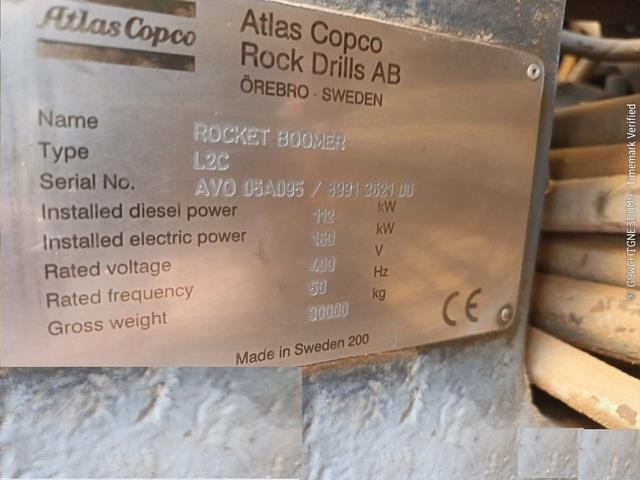 Atlas Copco Boomer L2C - Rudarska mašina: slika 5 Atlas Copco Boomer L2C - Rudarska mašina: slika 5