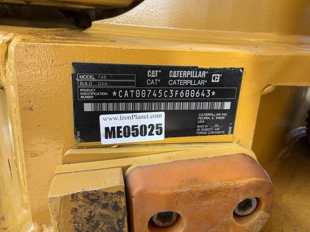 CAT 745 - Zglobni kiper: slika 5 CAT 745 - Zglobni kiper: slika 5