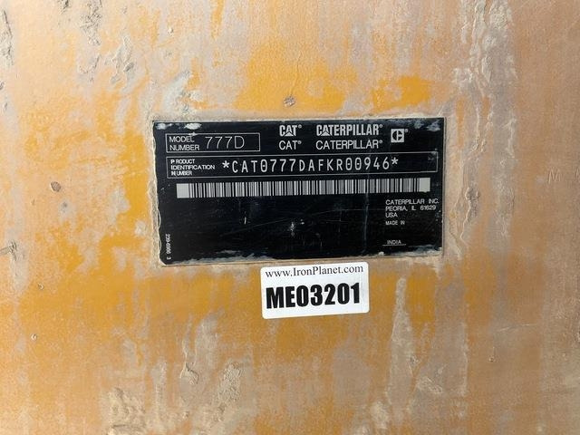 CAT 777D - Kiper sa krutom šasijom/ Kiper za kamen: slika 5 CAT 777D - Kiper sa krutom šasijom/ Kiper za kamen: slika 5