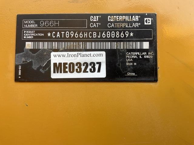 CAT 966H - Utovarivač točkaš: slika 5 CAT 966H - Utovarivač točkaš: slika 5