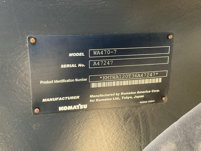 Komatsu WA470-7 - Utovarivač točkaš: slika 5 Komatsu WA470-7 - Utovarivač točkaš: slika 5