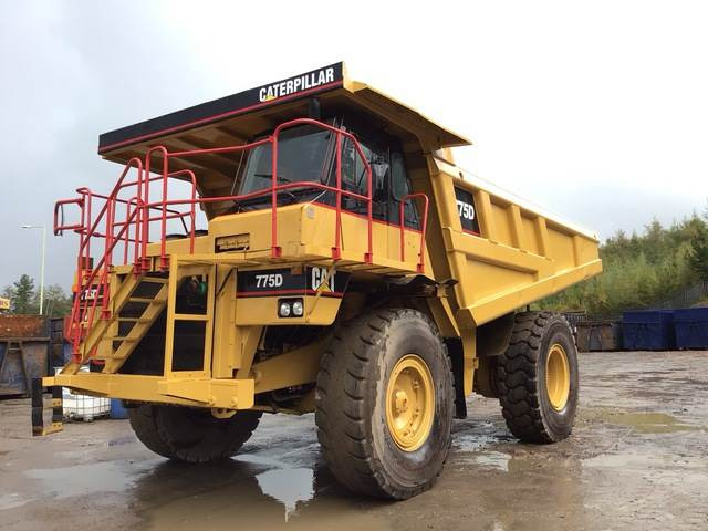 CAT 775D - Kiper sa krutom šasijom/ Kiper za kamen: slika 1 CAT 775D - Kiper sa krutom šasijom/ Kiper za kamen: slika 1
