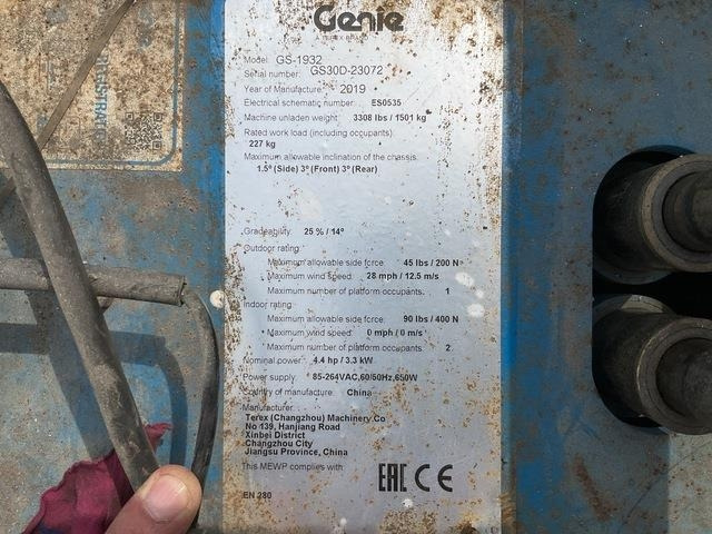 Genie GS1932 - Lift u obliku makaza: slika 5 Genie GS1932 - Lift u obliku makaza: slika 5