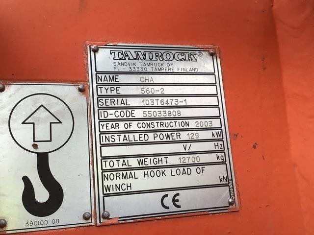 Tamrock CHA560 - Veliki kamon za bušenje: slika 5 Tamrock CHA560 - Veliki kamon za bušenje: slika 5