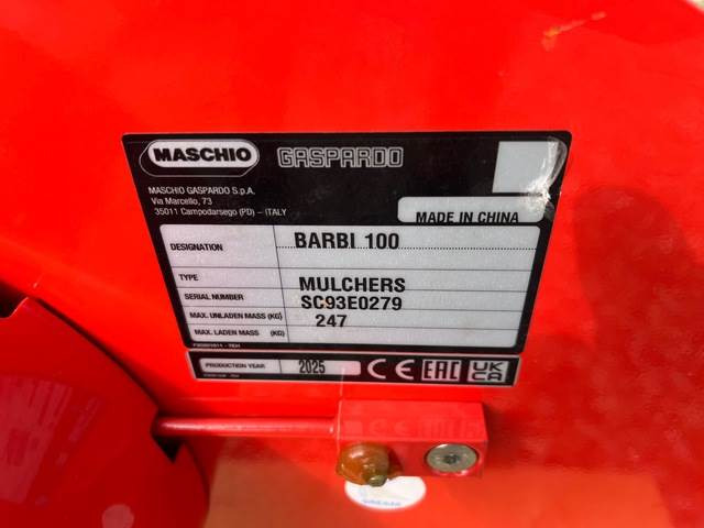 Maschio Gaspardo Barbi 100 HA20 - Tarup: slika 5 Maschio Gaspardo Barbi 100 HA20 - Tarup: slika 5