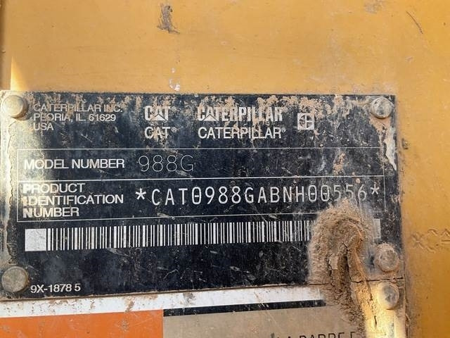 CAT 988G - Utovarivač točkaš: slika 5 CAT 988G - Utovarivač točkaš: slika 5