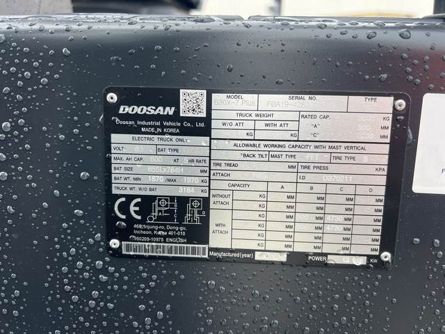 Doosan B30X-7 PLUS - Električni viljuškar: slika 5 Doosan B30X-7 PLUS - Električni viljuškar: slika 5