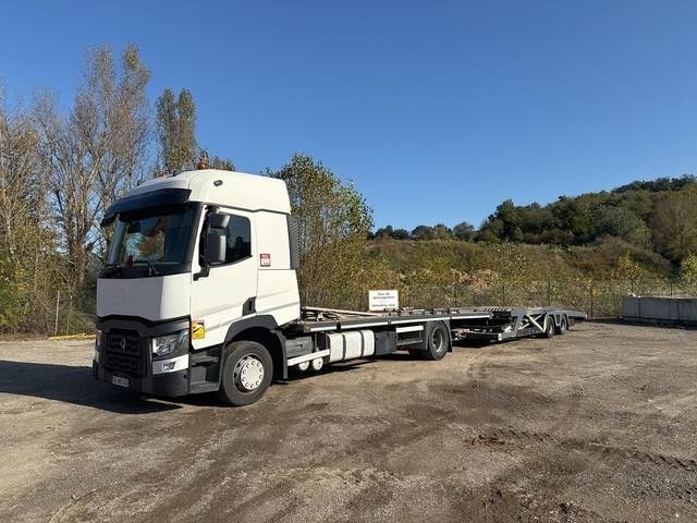 Renault T430 - Tegljač, Niska poluprikolica za prevoz: slika 1 Renault T430 - Tegljač, Niska poluprikolica za prevoz: slika 1