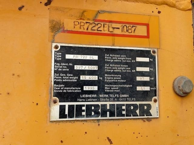 Liebherr PR722BL - Buldožer: slika 5 Liebherr PR722BL - Buldožer: slika 5