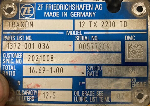 ZF 12 TX 2210 TD - Menjač za Kamion: slika 3 ZF 12 TX 2210 TD - Menjač za Kamion: slika 3