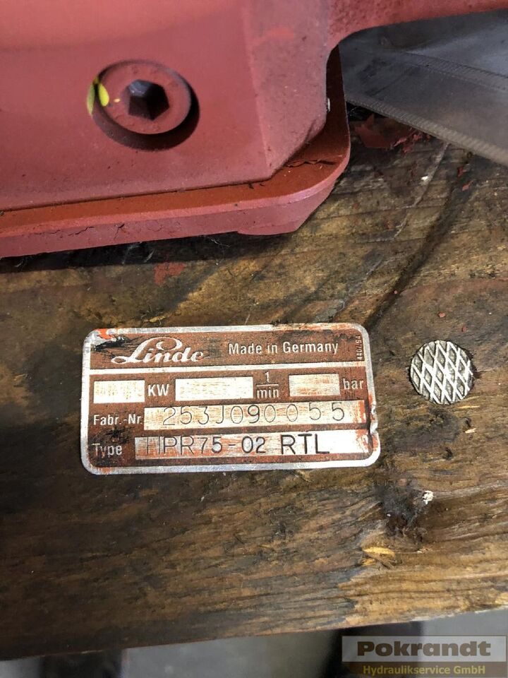 Linde HPR 075 02 R/RTL HPR 75 02 R/RTL - Hidraulična pumpa: slika 3 Linde HPR 075 02 R/RTL HPR 75 02 R/RTL - Hidraulična pumpa: slika 3