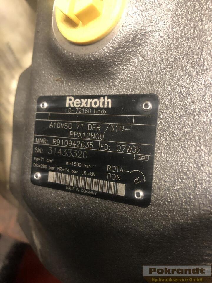 Rexroth A10VSO71DFR 31R PPA12N00 - Hidraulična pumpa: slika 2 Rexroth A10VSO71DFR 31R PPA12N00 - Hidraulična pumpa: slika 2