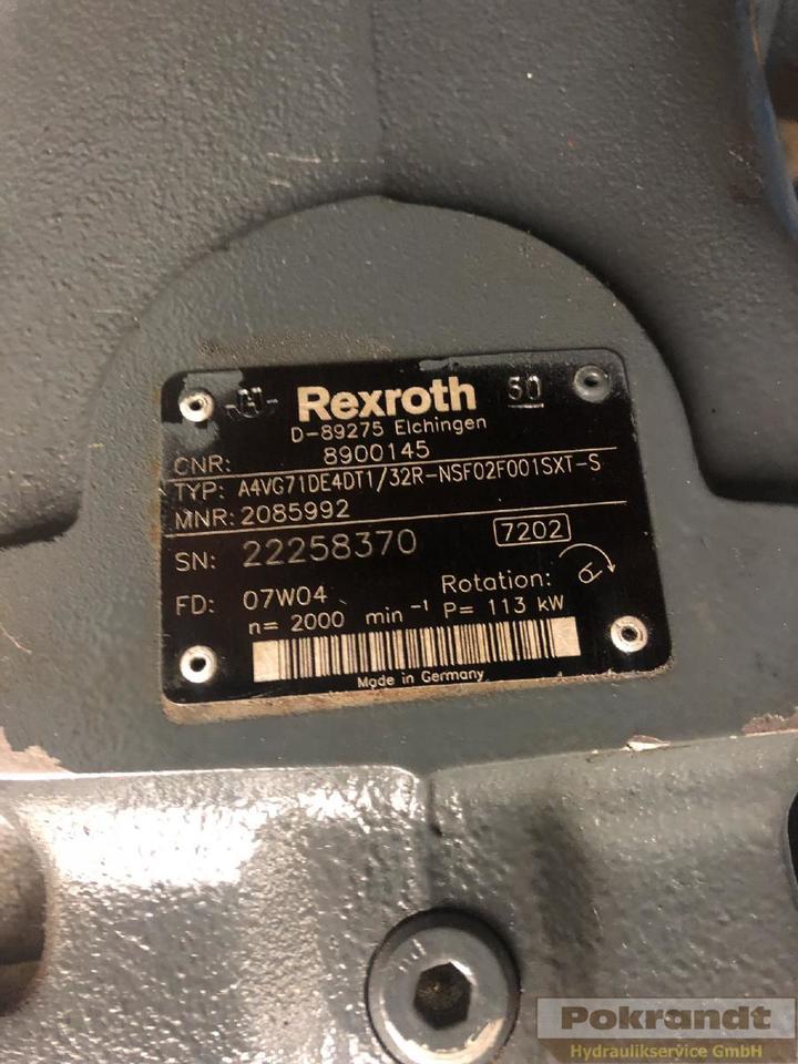 Rexroth Bosch A4VG71DE4DT1 32R NSF02F001SXT-S - 2 Einheiten vorhanden - Hidraulična pumpa: slika 4 Rexroth Bosch A4VG71DE4DT1 32R NSF02F001SXT-S - 2 Einheiten vorhanden - Hidraulična pumpa: slika 4