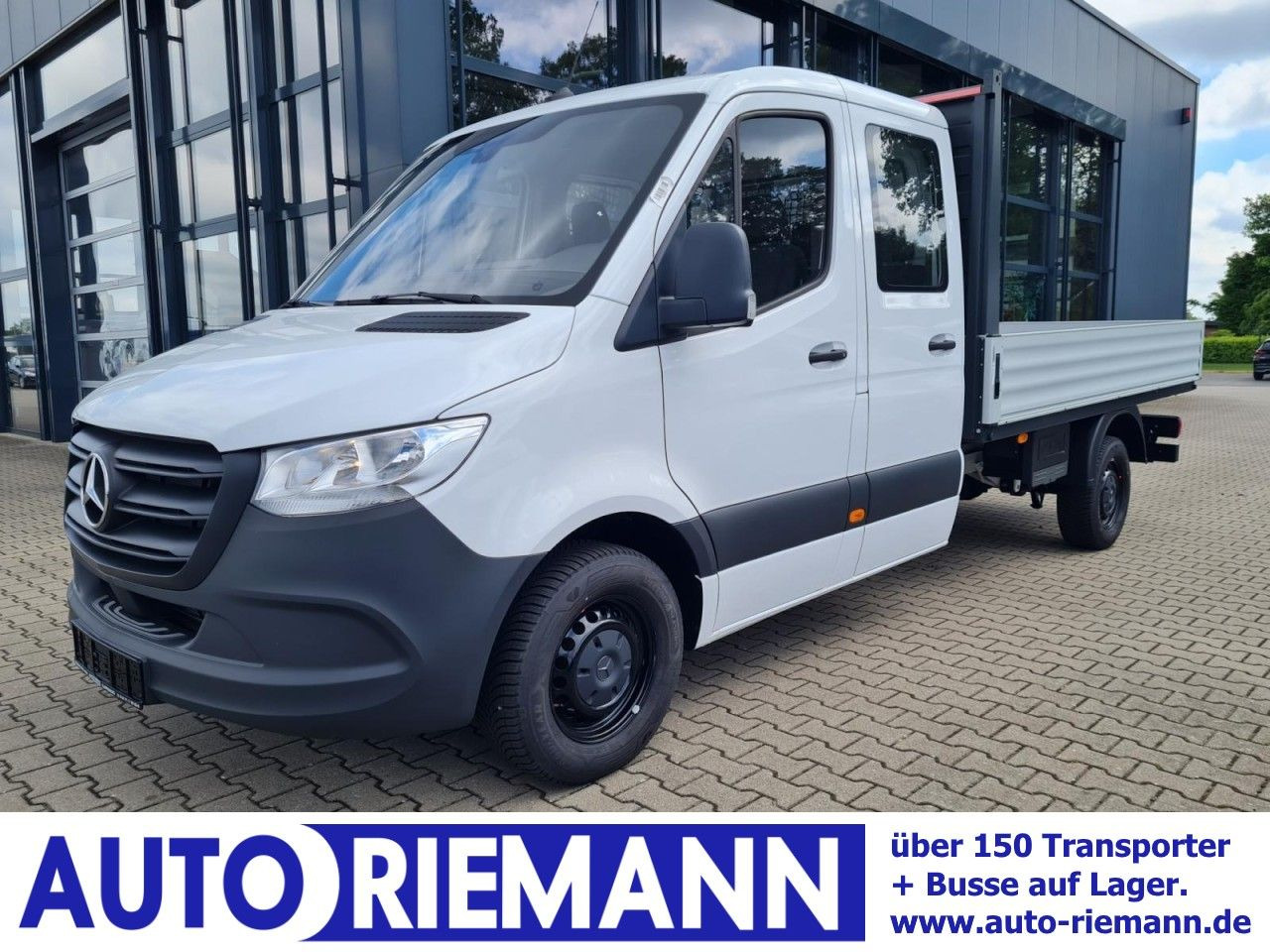 Mercedes-Benz Sprinter 315 DOKA CDI Lang L3 RWD AHK 3,5t - Dostavno vozilo sa otvorenom sandukom, Dostavno vozilo sa duplom kabinom: slika 1 Mercedes-Benz Sprinter 315 DOKA CDI Lang L3 RWD AHK 3,5t - Dostavno vozilo sa otvorenom sandukom, Dostavno vozilo sa duplom kabinom: slika 1