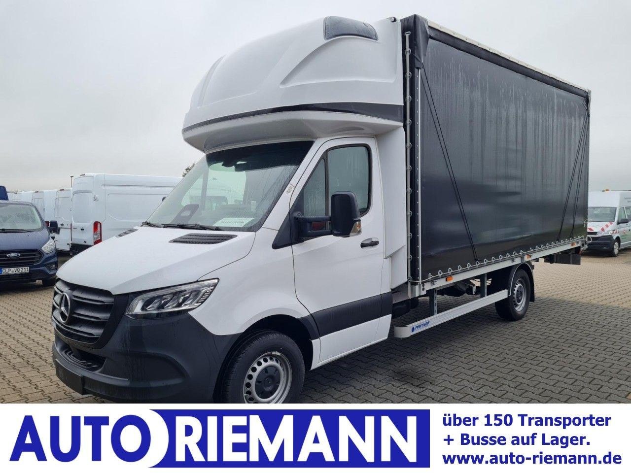 Mercedes-Benz Sprinter 317 AG Pritsche Schiebe Plane Schlafkab - Dostavno vozilo sa ceradom: slika 1 Mercedes-Benz Sprinter 317 AG Pritsche Schiebe Plane Schlafkab - Dostavno vozilo sa ceradom: slika 1