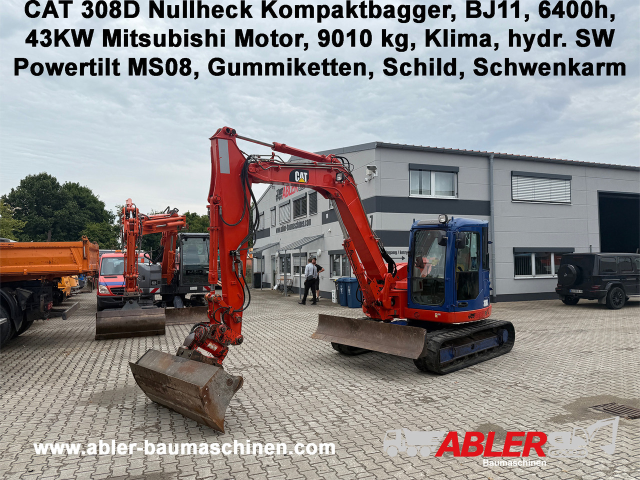CAT 308D Nullheck Kompaktbagger Powertilt Klima - Bager: slika 1 CAT 308D Nullheck Kompaktbagger Powertilt Klima - Bager: slika 1