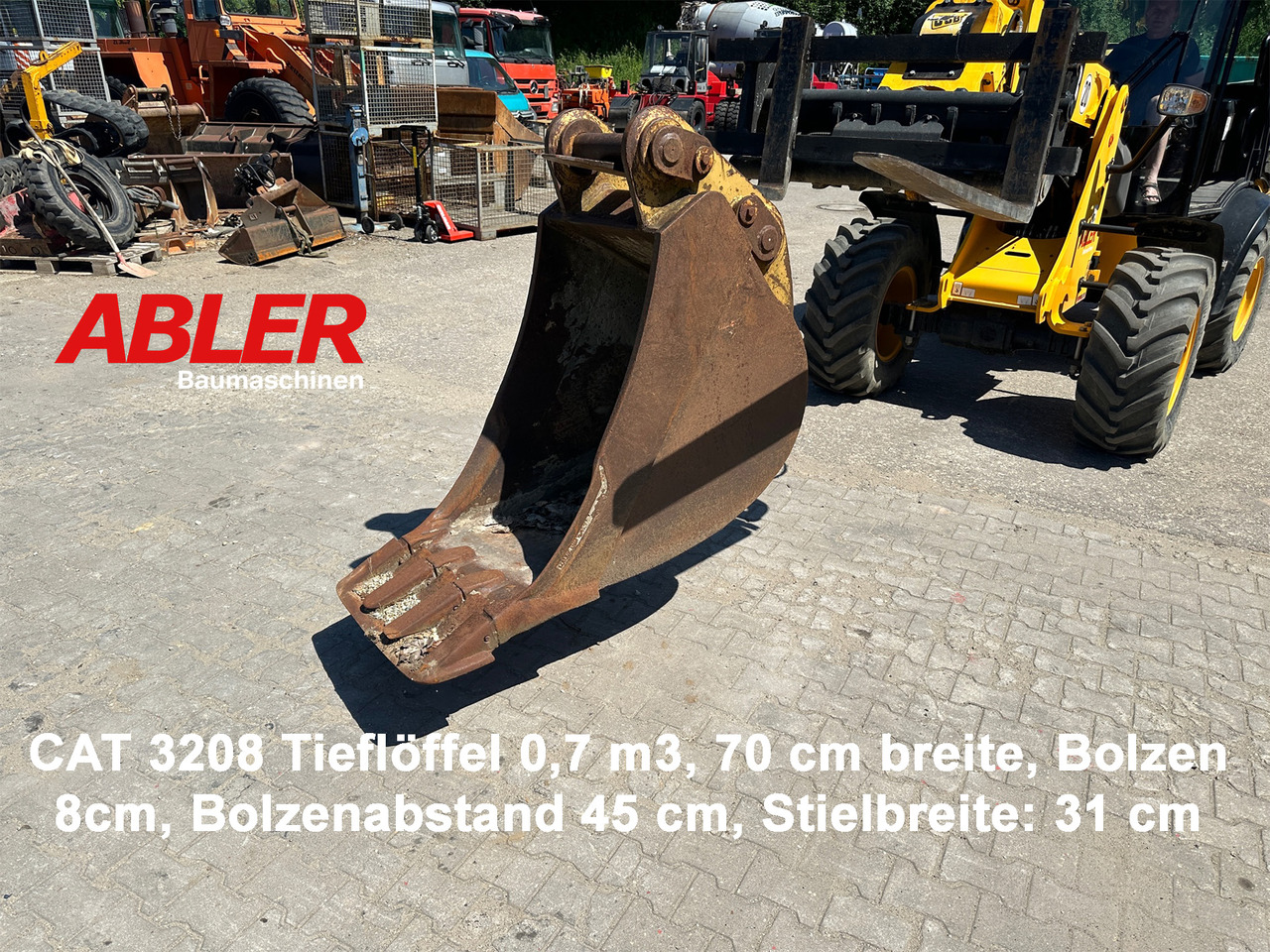 Caterpillar 3208 Tieflöffel 70 cm - Kašika za bager za Građevinska mašina: slika 1 Caterpillar 3208 Tieflöffel 70 cm - Kašika za bager za Građevinska mašina: slika 1