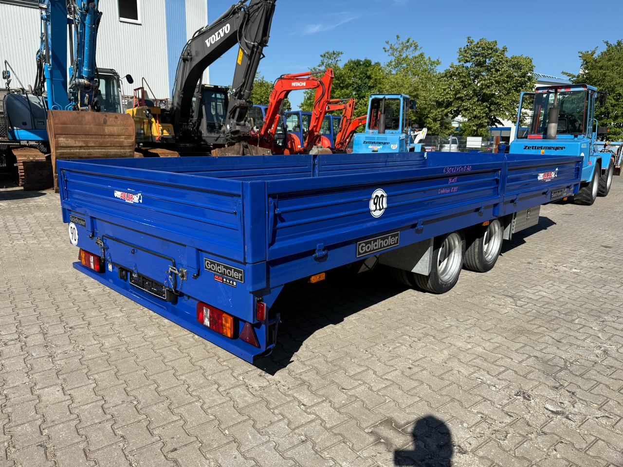 Goldhofer TTP2-7,7/80 Tieflader Tandem mit Rampen TOP - Plato prikolica: slika 5 Goldhofer TTP2-7,7/80 Tieflader Tandem mit Rampen TOP - Plato prikolica: slika 5