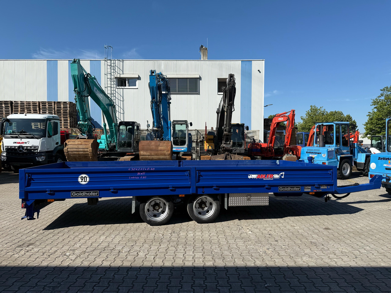 Goldhofer TTP2-7,7/80 Tieflader Tandem mit Rampen TOP - Plato prikolica: slika 4 Goldhofer TTP2-7,7/80 Tieflader Tandem mit Rampen TOP - Plato prikolica: slika 4