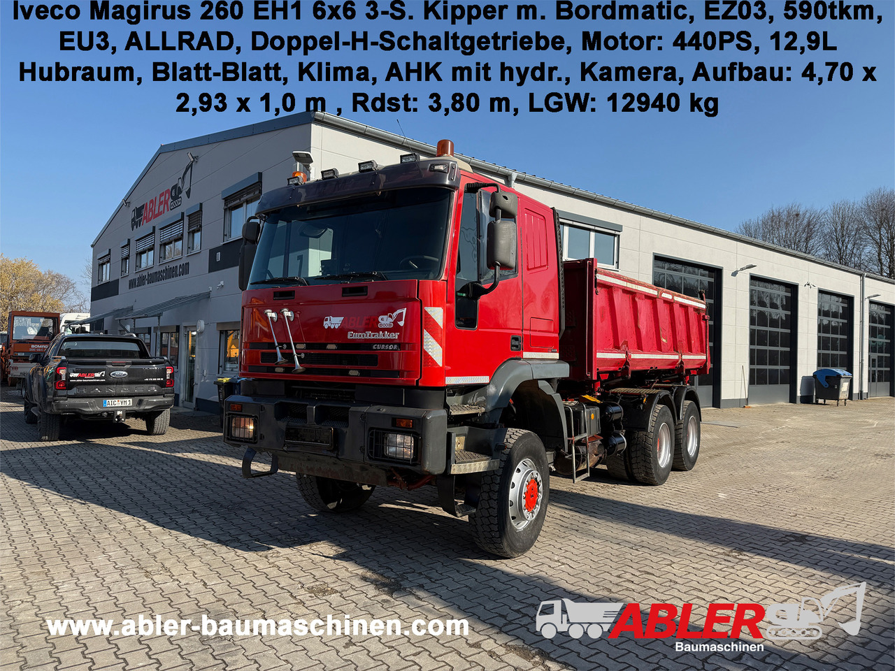 Iveco Magirus 260 EH1 6x6 3-S.-Kipper Bordmatic 6x6 - Istovarivač: slika 1 Iveco Magirus 260 EH1 6x6 3-S.-Kipper Bordmatic 6x6 - Istovarivač: slika 1