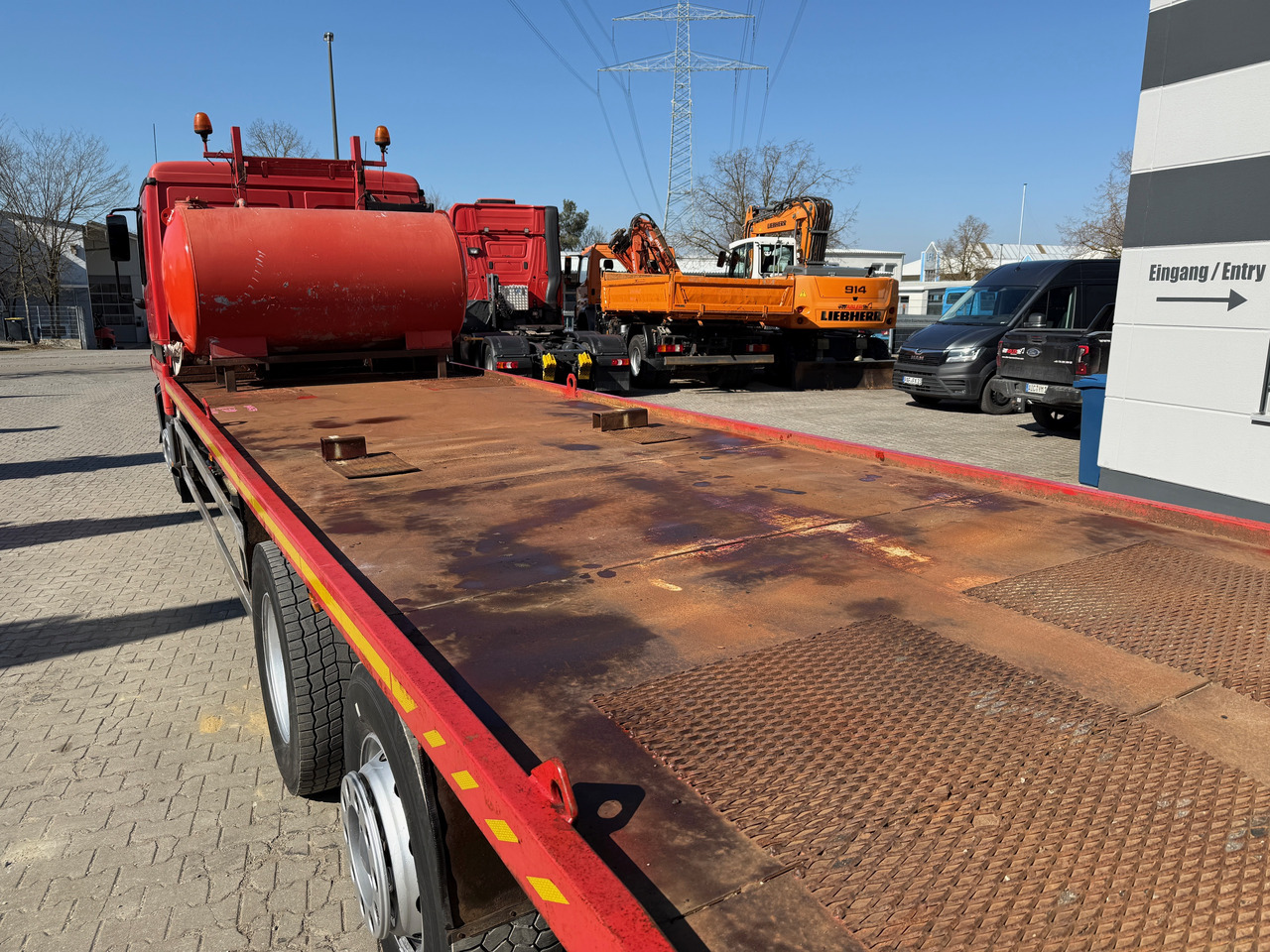 Kamion Mercedes-Benz 2540 Actros MP1 Baumaschinentrnasporter: slika 11