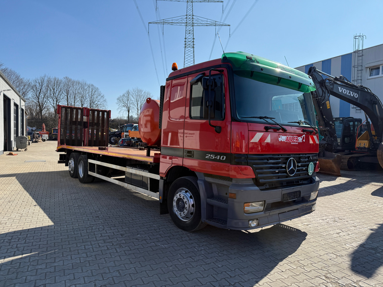 Mercedes-Benz 2540 Actros MP1 Baumaschinentrnasporter - Kamion: slika 3 Mercedes-Benz 2540 Actros MP1 Baumaschinentrnasporter - Kamion: slika 3