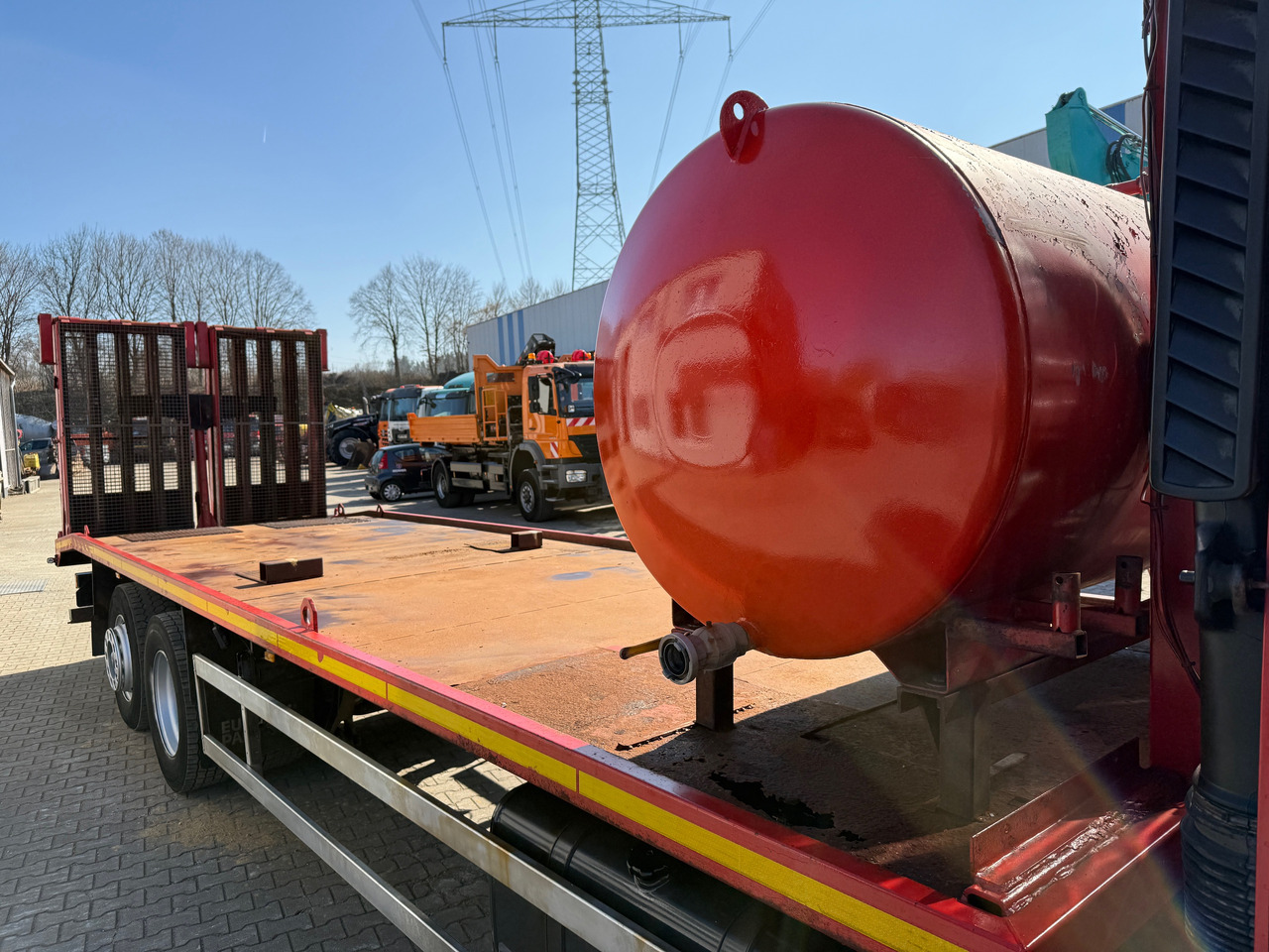 Kamion Mercedes-Benz 2540 Actros MP1 Baumaschinentrnasporter: slika 16