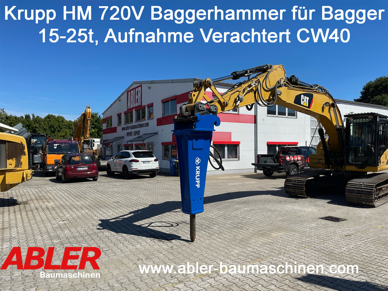 Krupp HM720V Baggerhammer 15-25t - Hidraulični čekić za Građevinska mašina: slika 1 Krupp HM720V Baggerhammer 15-25t - Hidraulični čekić za Građevinska mašina: slika 1