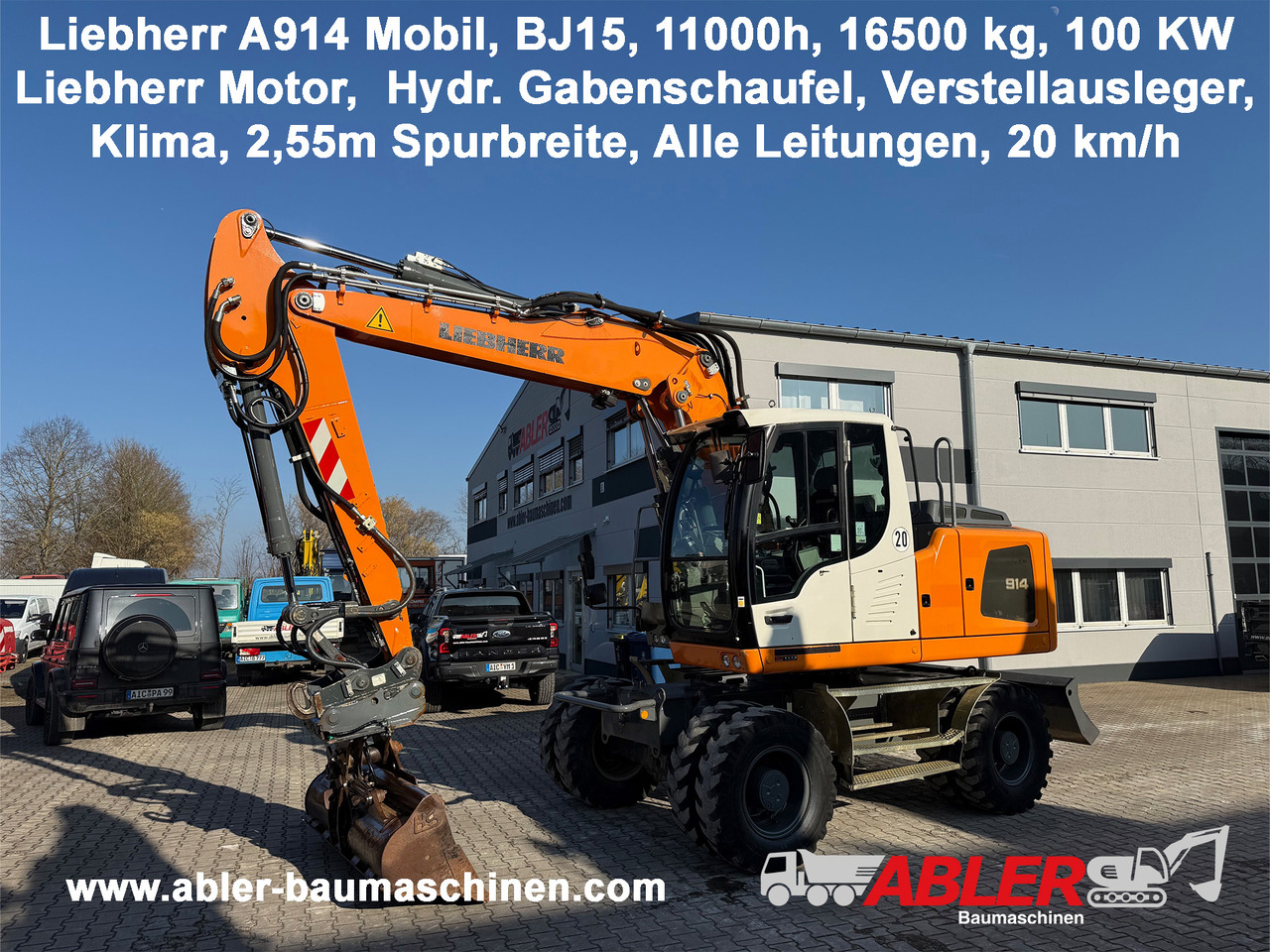 Liebherr A914 Mobilbagger OQ65 Klima - Bager točkaš: slika 1 Liebherr A914 Mobilbagger OQ65 Klima - Bager točkaš: slika 1