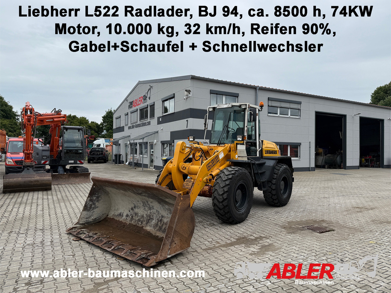 Liebherr L522 Radlader - Utovarivač točkaš: slika 1 Liebherr L522 Radlader - Utovarivač točkaš: slika 1