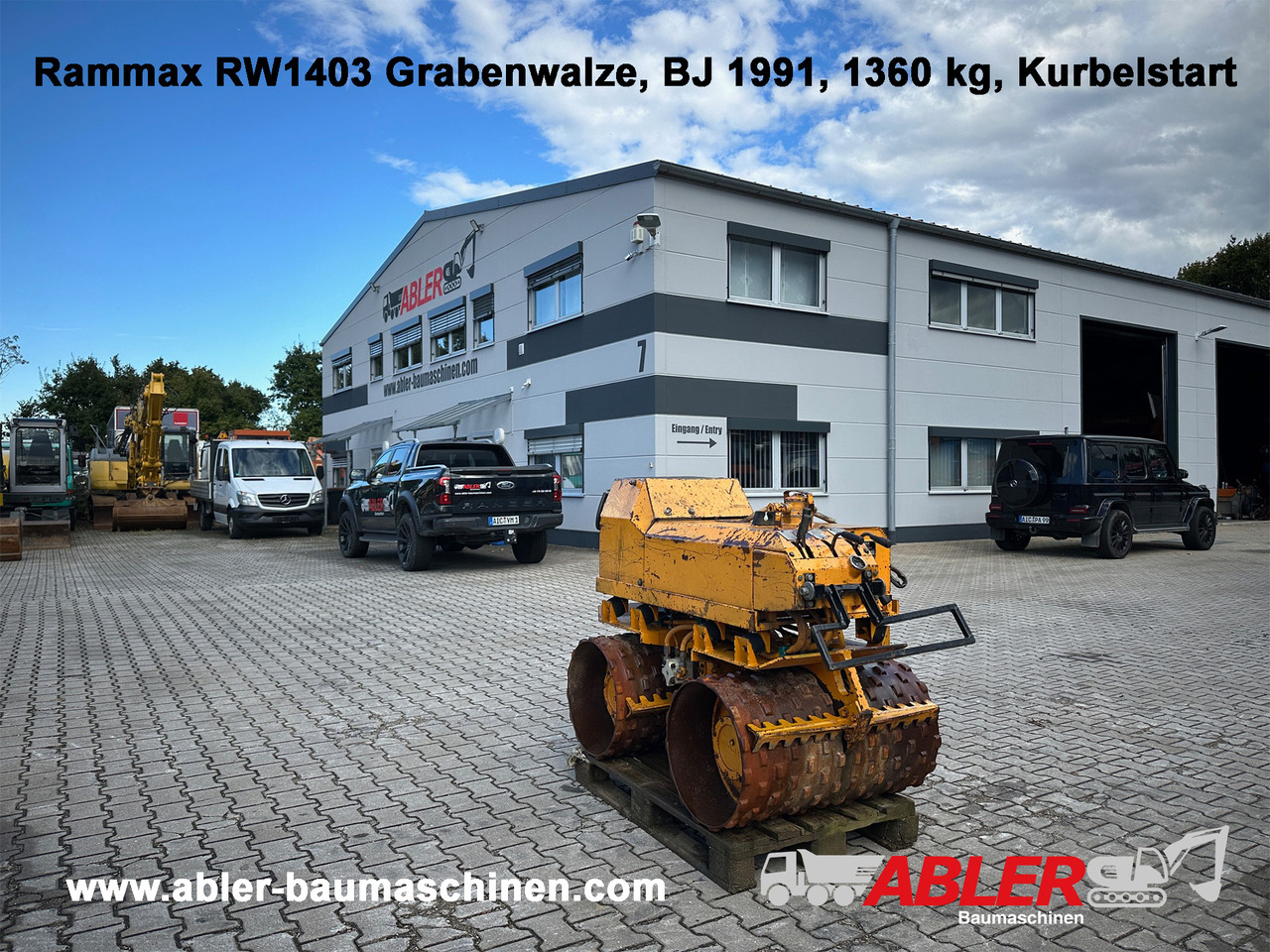 Rammax RW1403 Grabenwalze - Mini valjak: slika 1 Rammax RW1403 Grabenwalze - Mini valjak: slika 1