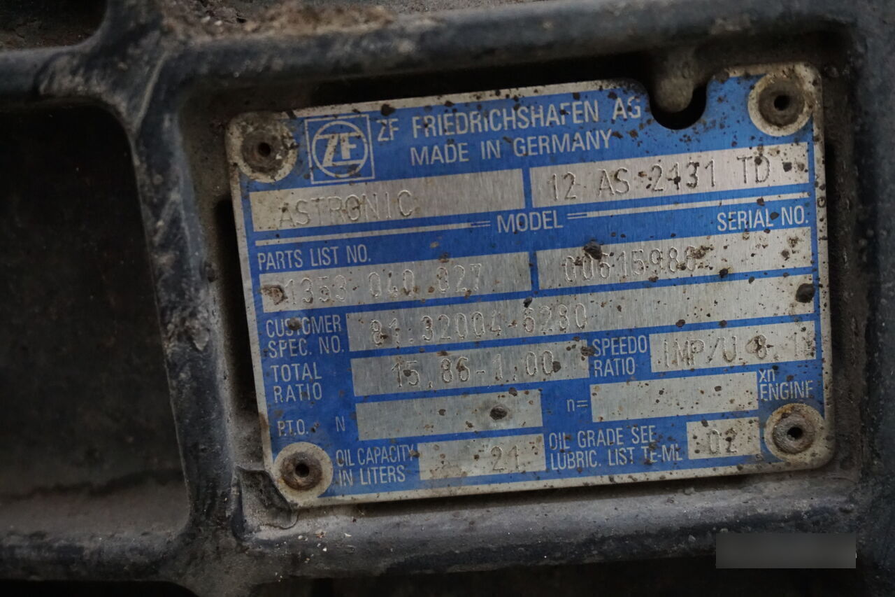 ZF 12AS2131TD MAN TGX truck - Menjač za Kamion: slika 3 ZF 12AS2131TD MAN TGX truck - Menjač za Kamion: slika 3