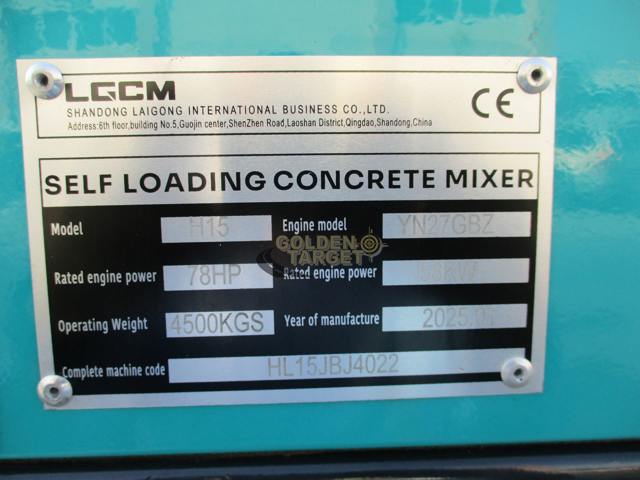 Mikser za beton novi LGCM H15 Self Loading Mixer: slika 16